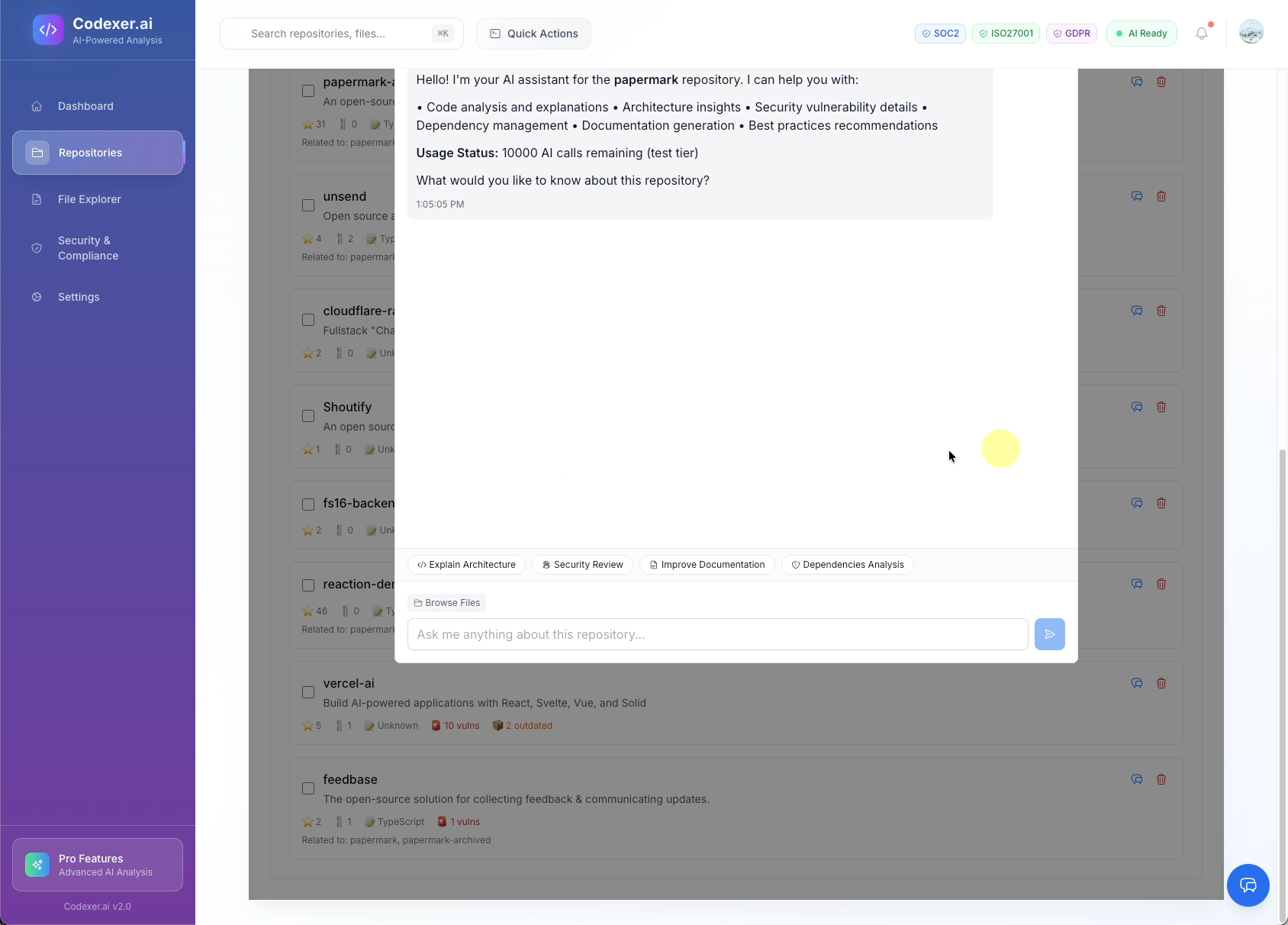 AI Repository Assistant